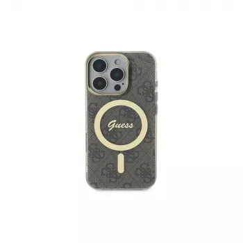 Guess GUHMP16XH4STW iPhone 16 Pro Max 6,9 tolli pruun kõvaümbris IML 4G MagSafe