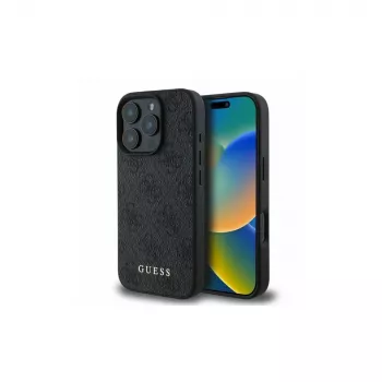 Guess 4G Classic ümbris Apple iPhone 16 Pro jaoks, must