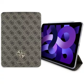 Guess GUFC11RM24PS4SGW iPad Air 11 M2 2024 / M3 2025 / M4 2026 Pruun Magnetiline 4G Big Logo Folio Ümbris