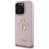 Guess Grained Big 4G Logo Small Classic Logo Tagakaas Apple iPhone 16 Pro (Roosa)
