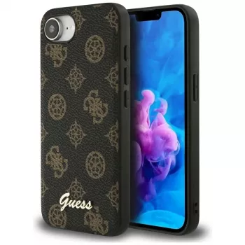 Guess Peony Script Logo MagSafe Case Apple iPhone 16e / 17e jaoks, must