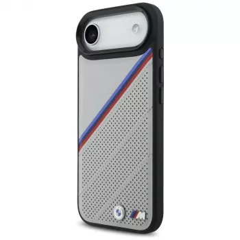 BMW M Tricolor Metal Logo MagSafe ümbris Apple iPhone Airile, hall