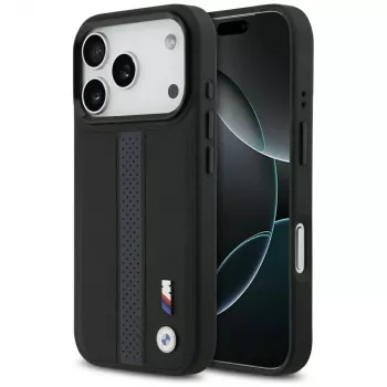 BMW M Perforeeritud Triibu Logoga MagSafe Ümbris iPhone 17 Pro Sinine