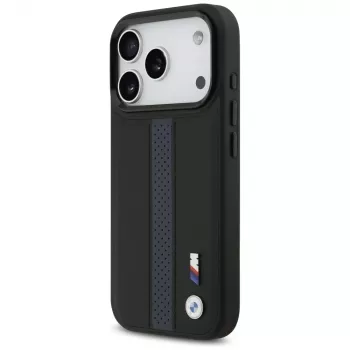 BMW M Perforeeritud Triibu Logoga MagSafe Ümbris iPhone 17 Pro Sinine