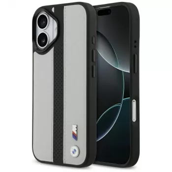 BMW M Perforatsiooniga Triibulogo MagSafe ümbris Apple iPhone 17 jaoks, hall