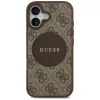 Guess 4G Circle Classic Logo MagSafe Tagakaas Apple iPhone 17 jaoks - Pruun