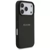 Guess Grained Ring MagSafe Case for iPhone 17 Pro Max (Black)