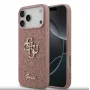 Guess Fixed Glitter Big 4G ümbris iPhone 17 Pro Max (roosa)