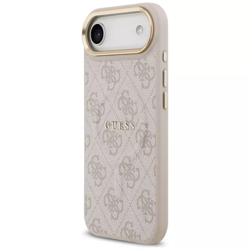 Guess 4G PU Classic Logo MagSafe Case for iPhone Air Pink