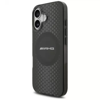 MERCEDES AMG Double Layer TransparentGraphics MagSafe Case for iPhone 17 Black