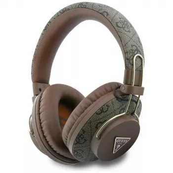 Guess Triangle Logo Bluetooth ENC Over-Ear kõrvaklapid pruun