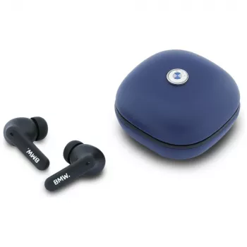 BMW LeatherMetal Logo ENC TWS Bluetooth kõrvaklapid Navy