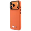 BMW M Metal Logo MagSafe Case for iPhone 17 Pro Orange