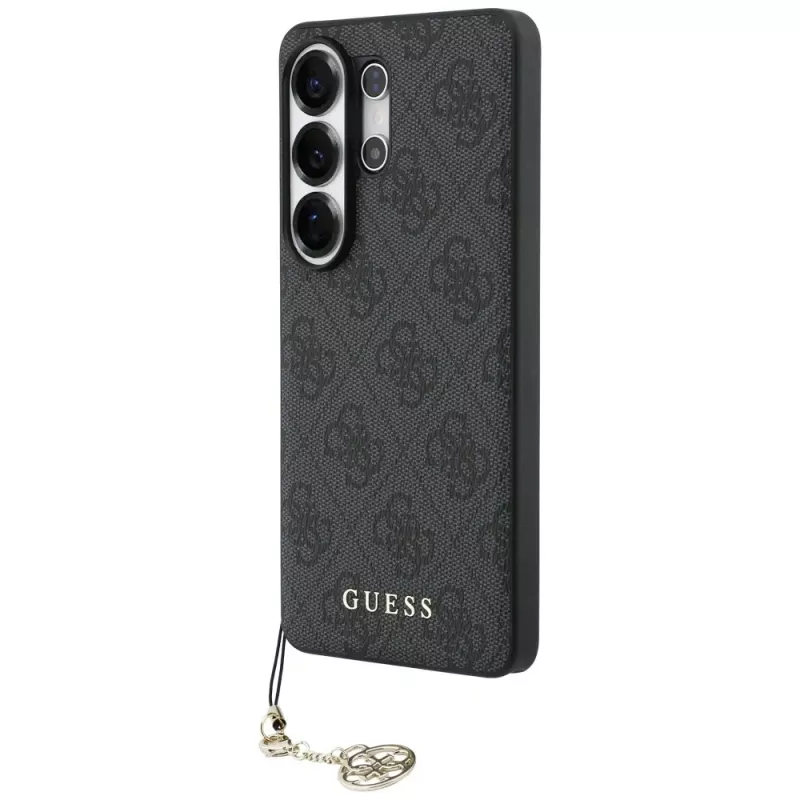 Guess 4G Classic Logo Charm MagSafe Case for Samsung Galaxy S26 Ultra (Black)