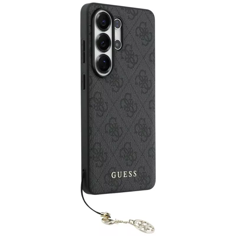 Guess 4G Classic Logo Charm MagSafe Case for Samsung Galaxy S26 Ultra (Black)