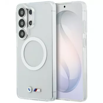 BMW IML Shockproof Metal Logo MagSafe Case Samsung Galaxy S26 Ultra läbipaistev