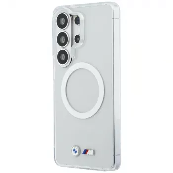 BMW IML Shockproof Metal Logo MagSafe Case Samsung Galaxy S26 Ultra läbipaistev