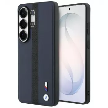 BMW Perforated Stripe Logo MagSafe Case for Samsung Galaxy S26 Ultra - Navy Blue