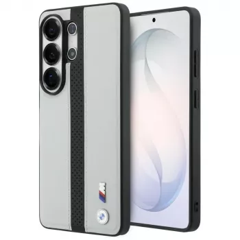 BMW Perforated Stripe Logo MagSafe Case for Samsung Galaxy S26 Ultra Grey