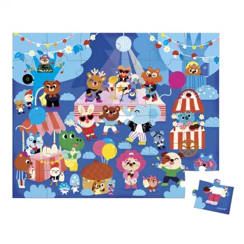 Janod Puzzle in Suitcase Party 36 Pieces 4+ Made in France