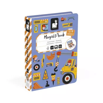 Janod Magnetibook Ehitusplats magnetiline arendav mäng