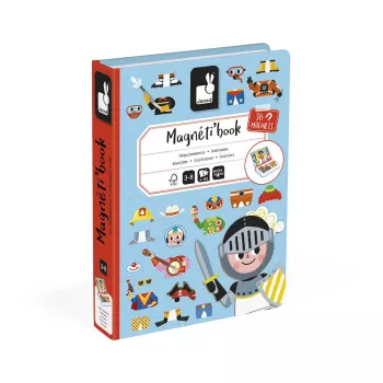 Janod Magnetibook Boy Costumes Magnetic Educational Toy - 36 Pieces
