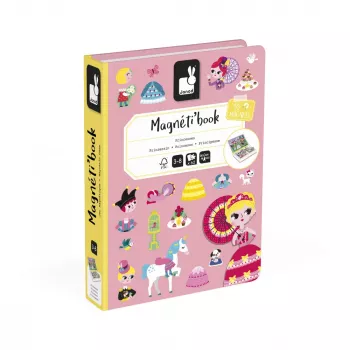 Janod Magnetibook Princesses magnetmängukomplekt