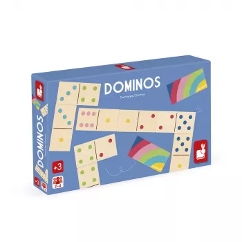 Janod Pure Domino Wooden Game 3+