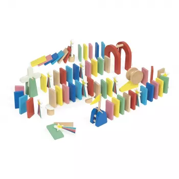 Janod Domino Takistusrada 100 tükki 3+
