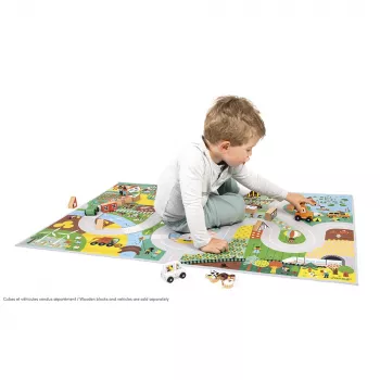Janod Village Cross Roads Activity Play Mat 2+