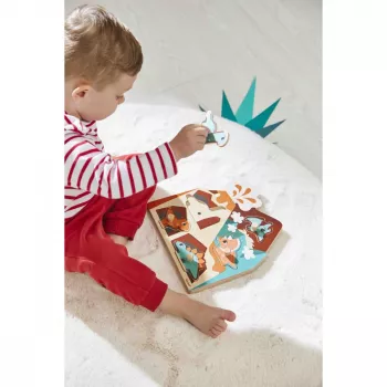 Janod Musical Puzzle Dinosaurs 18m+