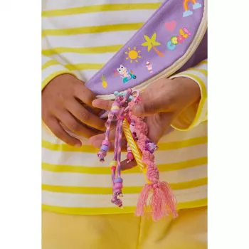 Janod DIY Bag Charm Creative Kit võtmehoidjate jaoks, vildist meisterdamine, vanus 7+