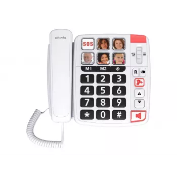 Alcatel Swissvoice Xtra 1110 Juhtmega Telefon Valge