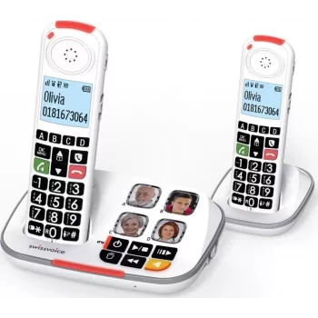 Alcatel Xtra 2355 Duo DECT juhtmeta telefon (2 toru, must)