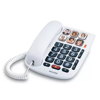 Alcatel TMAX10+ Juhtmega Lauatelefon Valge