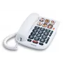 Alcatel TMAX10+ Juhtmega Lauatelefon Valge