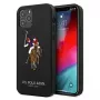 U.S. POLO ASSN. USHCP12MPUGFLBK iPhone 12/12 Pro 6.1 Musta Polo Embroidery Collection tagakaas