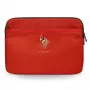 U.S. POLO ASSN. US Polo Sleeve USCS13PUGFLRE 13 Red Laptop Sleeve
