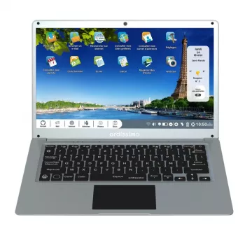 Ordissimo Eve 4 14 N5100/8GB/256GB SSD/1x USB 3.2/1x USB 2.0 ilma OS-ita - 256 GB - 8 GB