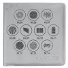 Nanlite Gobo Set 1 - 10 Metallist Gobot Forza 60/60B jaoks