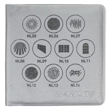 Nanlite Gobo Set 1 - 10 Metallist Gobot Forza 60/60B jaoks