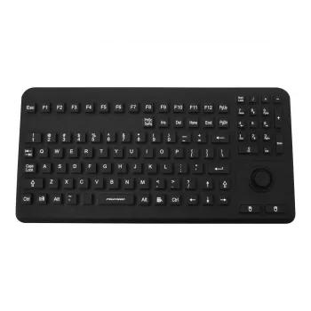 GETT InduKey InduProof Advanced TKG-104-MB-IP68-VESA-BLACK Tööstuslik klaviatuur, 104 klahvi, IP68, VESA kinnitus, USB, must