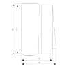 SIEMENS Universaallüliti pinnale paigaldatav DELTA Fläche tumehall 1-kohaline 10A 250V