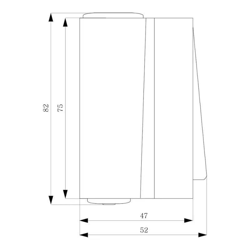 SIEMENS Universaallüliti pinnale paigaldatav DELTA Fläche tumehall 1-kohaline 10A 250V