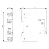 Siemens 5SV13166KK16 RCBO 2-pooluseline 16 A 30 mA tüüp C 6 kA