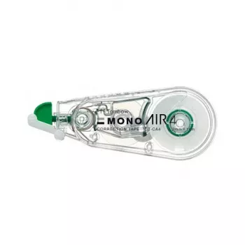 Tombow CT-CA4-20 MONO CA parandusrull - valge lint 10 m x 4,2 mm - roheline/läbipaistev jaotur - 20 tk