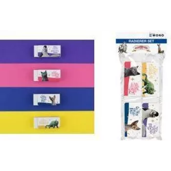 Tombow Erasers The School of Magical Animals White 4 Pieces