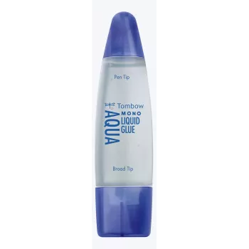 Tombow MONO Aqua Liquid Glue With Two Tips Transparent Pack 10