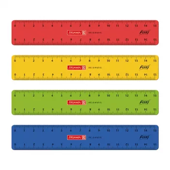 BRUNNEN Joonlaud 15,0 cm Segatud Värvid Punane Kollane Roheline Sinine