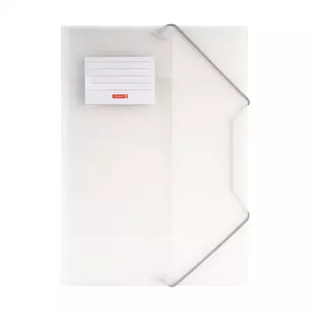 BRUNNEN FACT!pp Document Folder DIN A4 White-Transparent